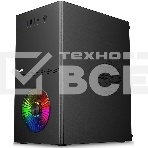 Компьютерный корпус CBR mATX Minitower V867, без БП, 1хUSB 3.0, 2хUSB 2.0, HD Audio+Mic, Rainbow Fan, Black PCC-MATX-V867-WPSU, фото6