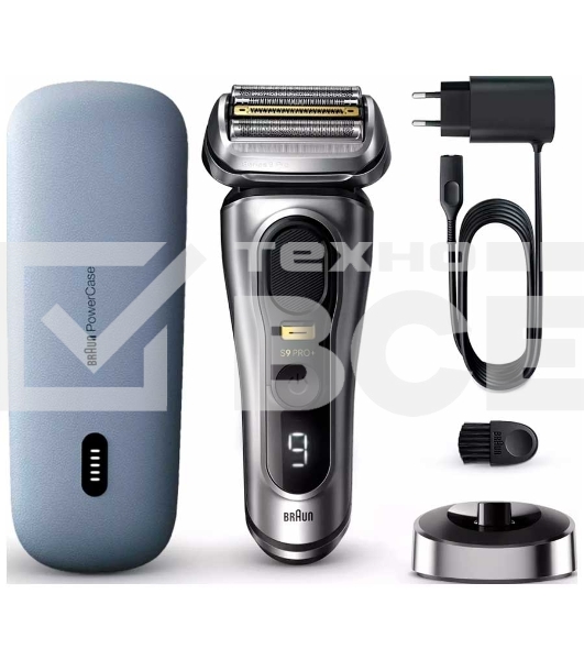 Электробритва Braun S9 Pro+ 9527s Silver PowerCase тип 5793