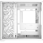Корпус без блока питания PCCooler C3T700 ARGB WH, Midi-Tower, TG, 4x120мм ARGB, 1xUSB-A 3.0 + 1xUSB-A 2.0 + 1xUSB-C, ATX, mATX, mITX белый, фото4