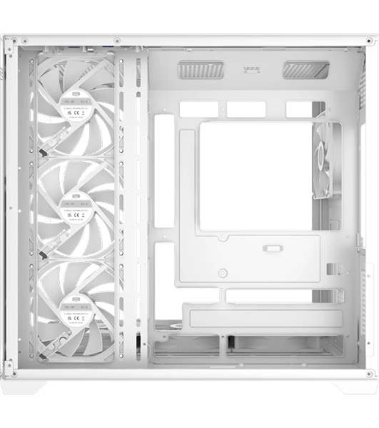 Корпус без блока питания PCCooler C3T700 ARGB WH, Midi-Tower, TG, 4x120мм ARGB, 1xUSB-A 3.0 + 1xUSB-A 2.0 + 1xUSB-C, ATX, mATX, mITX белый