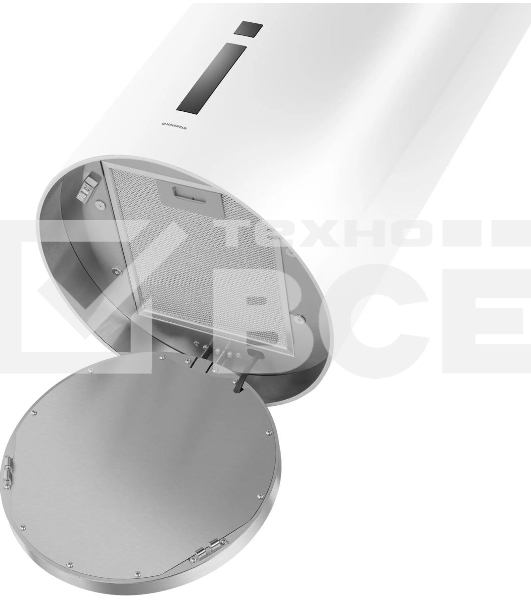 Вытяжка островная Maunfeld Lee Isla 39 белый, 38 см, 1000 куб. м/ч, 52 дБ (sensor)