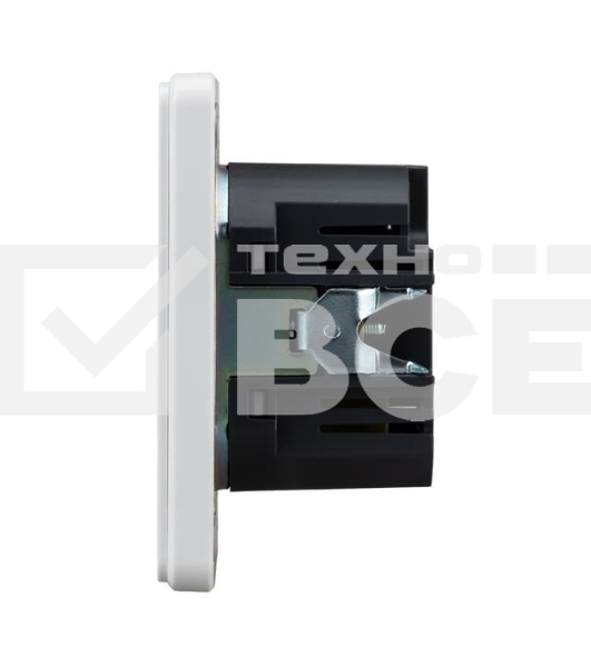 Розетка Kranz ROUND USB-A+Type-C 3А с функцией быстрой зарядки перламутр