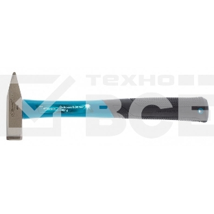 Молоток слесарный Gross 10274 400 г, квадратный боек, фибергласовая обрезиненная рукоятка