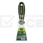 Шпательная лопатка из нержавеющей стали Сибртех 65 мм, двухкомпонентная рукоятка, фото4