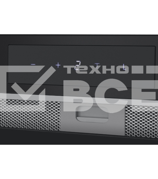 Вытяжка встраиваемая Maunfeld Fantasy Light 60 черная, 59.7 см, 800 куб. м/ч, 52 дБ