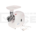 Мясорубка электрическая Аксион М31.04 белый, 1500 Вт, 1.7 кг/мин, реверс, защита от перегрузки, насадки - 4, фото 1