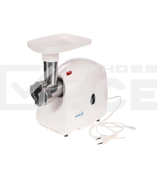 Мясорубка электрическая Аксион М31.04 белый, 1500 Вт, 1.7 кг/мин, реверс, защита от перегрузки, насадки - 4