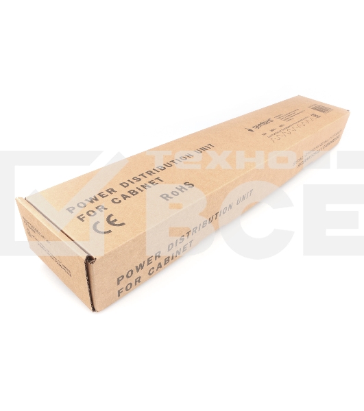 Блок 1 вход С14/8 евророзеток с защитой для 19'. C14. MAX-19. 16A. 1U.