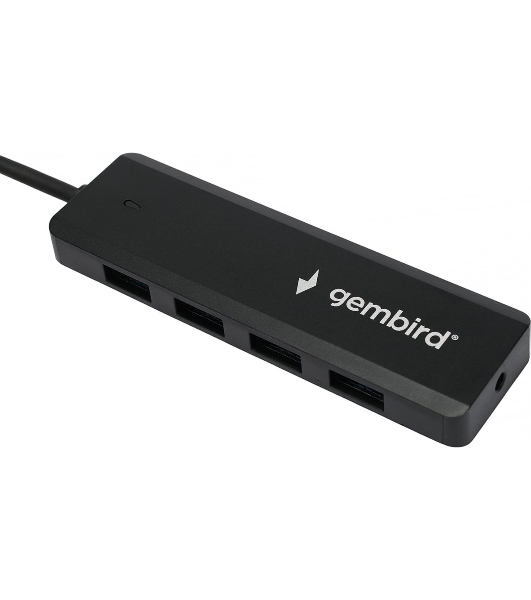 USB-концентратор Gembird UHB-C364, USB 3.0, USB 4 порта, USB Type-C / с доп питанием