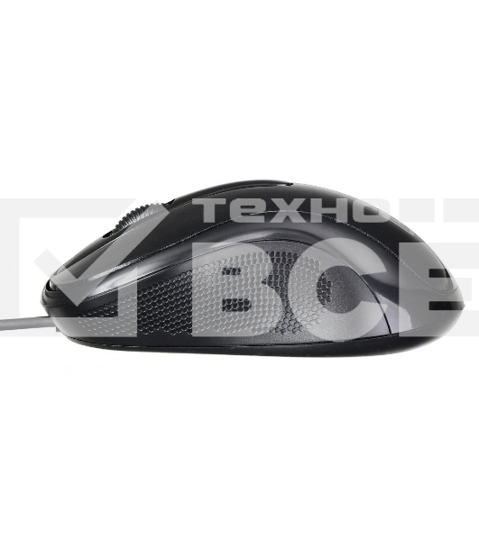 Мышь проводная Oklick 385M черный, 1000 dpi, USB, кнопки - 3