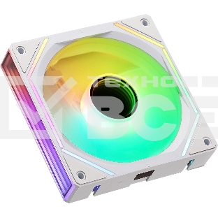 Вентилятор для корпуса Aerocool / Formula Air Bridge WH ARGB белый, 120 мм, 1500 об/мин, 27.5 дБ, 4 pin