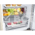 Холодильник LG GC-B459AEMW бежевый двухкамерный 234/110л морозилка снизу, фото14