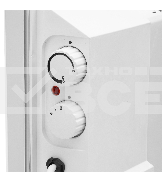 Конвектор электрический MTX CH-1000, белый, 1000 Вт, 10 м2, термостат