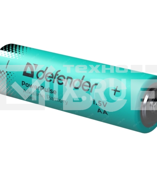 Батарейка алкалиновая Defender LR6-4BL АА, блистер, 4 шт., PowerPulse