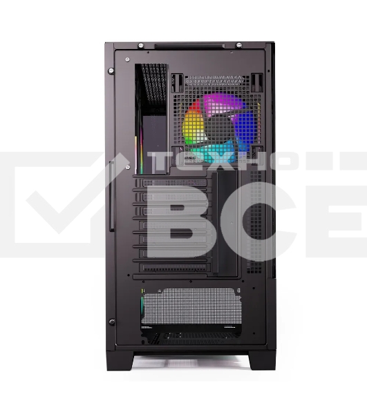 Компьютерный корпус ABR MINI PRO (1*USB 3.0, 1*USB Type-C, HD Audio, 4xRGB Fan, ATX, Micro-ATX, ITX)