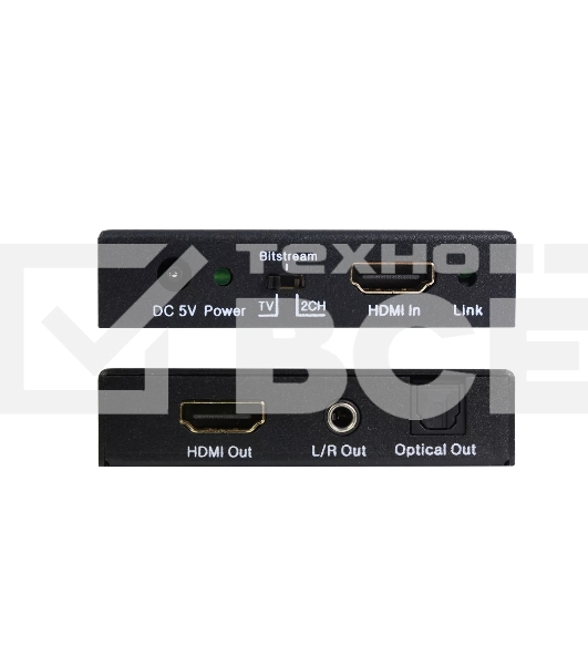 Деэмбеддер HDMI 4K60 Infobit iTrans AD01 HDCP 2.2, RCA и оптический выход