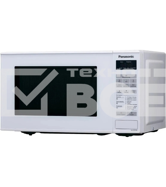 Микроволновая печь Panasonic NN-ST251WZPE белый, 20 л, 800 Вт, переключатели - сенсор