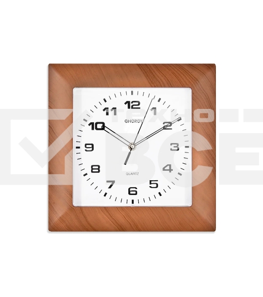 Часы настенные кварцевые Energy ЕС-14 квадратные