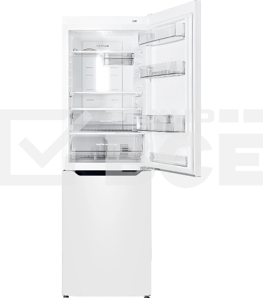 Холодильник Atlant ХМ-4621-109-NW белый двухкамерный 235/94л морозилка снизу, No Frost