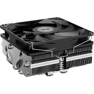 Кулер для процессора PCCooler RC400-53 (125W, 4-pin PWM, 53.5мм, Al/Cu, 4x6мм, 1x92мм, 43CFM, 31.2dBA, 2700RPM, S: 1851/1700/1200/20XX/115X, AM5/AM4, silver, black)