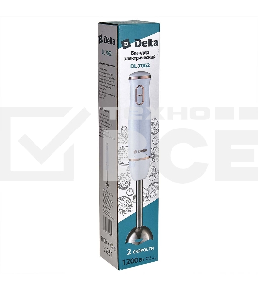 Блендер DELTA DL-7062 белый 1,2 кВт