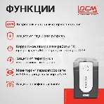 Источник бесперебойного питания Powercom Imperial IMP-1025AP 615Вт 1025ВА черный, фото9