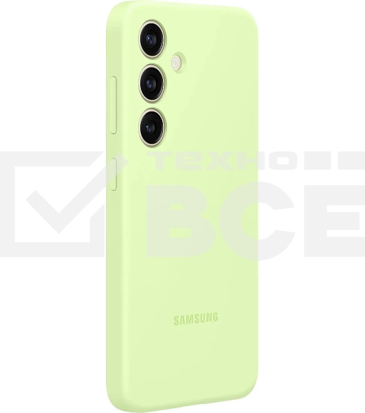 Чехол (клип-кейс) Samsung для Samsung Galaxy S24+ Silicone Case Silicone Case S24+ лайм (EF-PS926TGEGRU)