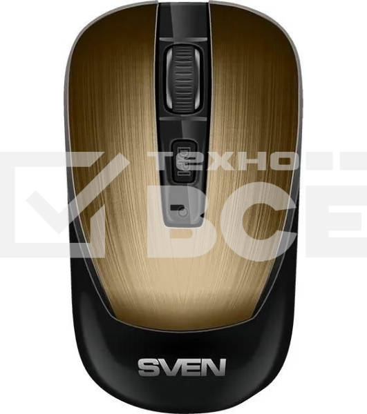 Мышь беспроводная SVEN RX-380W античная бронза, 1600 dpi, радиоканал, USB, кнопки - 4