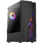 Компьютерный корпус Aerocool/Formula Wave-G-BK-v2 черный без БП mATX 3x120mm 1xUSB2.0 2xUSB3.0 audio, фото 1
