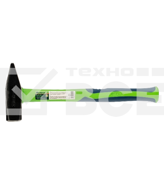 Молоток слесарный Сибртех 1000 г, фибергласовая обрезиненная рукоятка