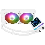 Водяное охлаждение для процессора Thermalright Grand Vision 240 (240mm, LED, White, ARGB/Fans: 2x120mm, 80.45CFM, 29.4dBA, 2150RPM/Pump height 72.5mm, 6400RPM, Rad thickness 27mm/S: 1700, 1200, 1851, 115X, 2011, 2066, AM5, AM4), фото8