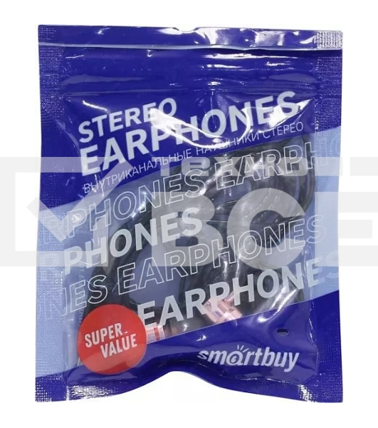 Внутриканальная гарнитура Smartbuy Q, пульт управления, микрофон, черный/розовая (SBH-104-Q)/100