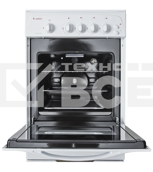 Плита газовая Gefest 3200-06 К2 белый, конфорок 4 шт, духовка 42 л, 50 см x 85 см x 57 см
