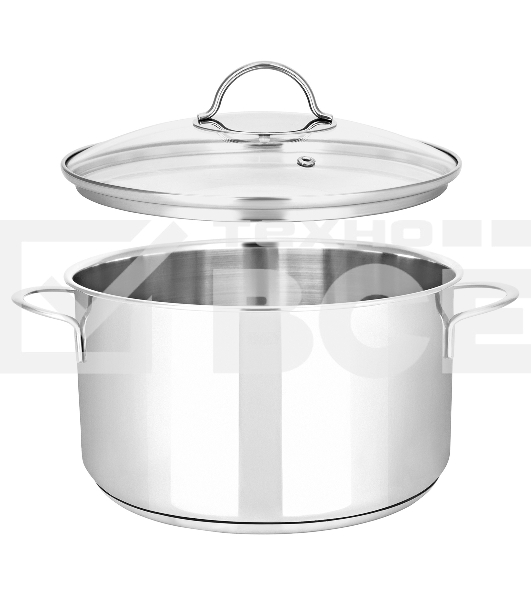 Кастрюля APPETITE SH05193 pretty 1,9 лиз нержавеющей стали 1,9 л, стеклянная крышка с ободком и пароотводом, диаметр 16см