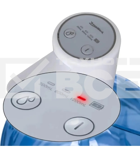 Помпа для 19л бутыли Aqua Work A2 электрический белый картон