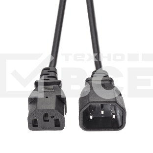 Кабель монитор - компьютер 1.8 метра 220V (UPS -> устройство) VDE 3G*0.5mm QUST(Aopen) ACE001-1.8м