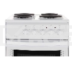 Плита электрическая Flama AE 1406 W белый, конфорок 4 электрических, духовка 50 л, 50 см x 85 см x 60 см, фото3