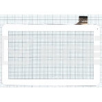 Сенсорное стекло (тачскрин) CN048C1060G12V0, белое, фото 1