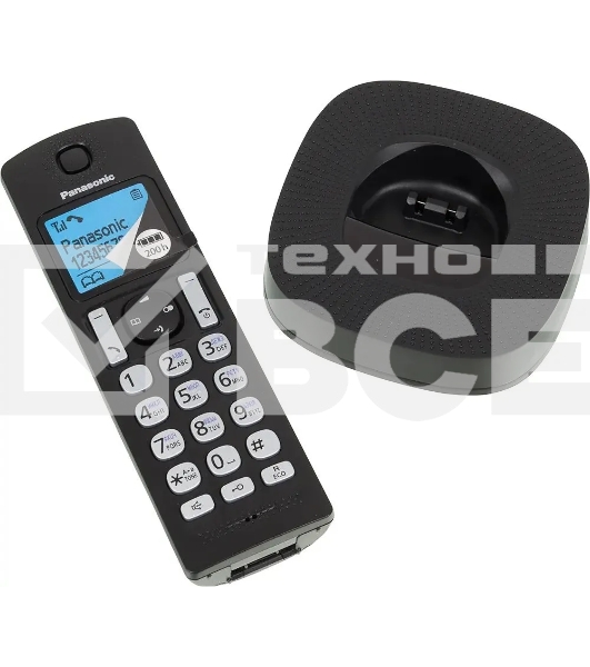 Телефон беспроводной (DECT) Panasonic KX-TGC310RU1 черный АОН