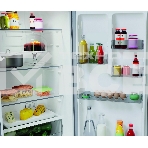 Холодильник Hotpoint HT5200S (R) серебристый двухкамерный 247/78л морозилка снизу, No Frost, фото3