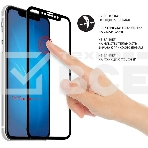 Защитное стекло для экрана DF vColor-22 черный для Vivo V23 2.5D 1шт. (DF VCOLOR-22 (BLACK)), фото4