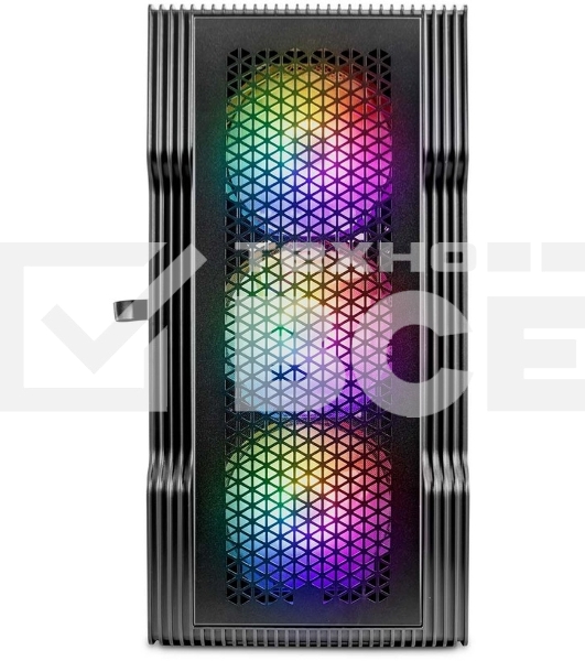 Компьютерный корпус 1STPLAYER TRILOBITE T3 Black / mATX, TG / 4x 120mm LED fans inc. / T3-BK-4F1