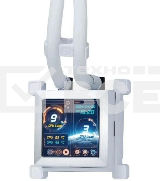 Система жидкостного охлаждения Lian-Li HydroShift LCD 360S Soc-AM5/AM4/1700 белый 4-pin 29.8dB Al+Cu LCD 330W Ret (G89.GHSLCD36SW.R0)