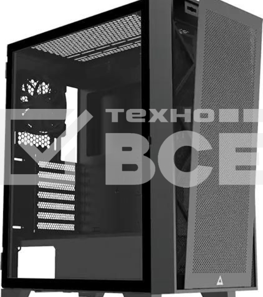 Компьютерный корпус Montech AIR 1000 LITE черный без БП ATX 1x120мм 3x140мм 2xUSB3.0 1xUSB3.1 audio bott PSU
