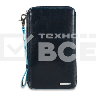 Мультипортмоне Piquadro Blue Square PP3246B2/BLU2 синий натур.кожа