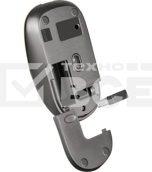 Мышь беспроводная Defender Wave MM-995 золотистый, 1600 dpi, радиоканал, USB, кнопки - 4