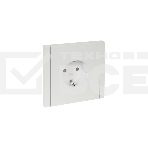 Розетка СП FORTE&PIANO FP215 16А с заземл. защ. шторки винт. крепл. бел. IEK FP-R14-16-K01, фото2