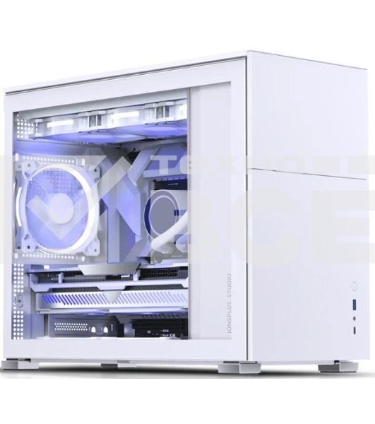 Компьютерный корпусMini-Tower/ Case JONSBO D31 STD, Mini-Tower, TG, no fan, 1xUSB-A 3.2 + 1xUSB-C 3.2, mATX, mDTX, mITX белый