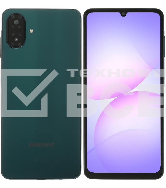 Смартфон Samsung Galaxy A07 4/64Gb, зеленый