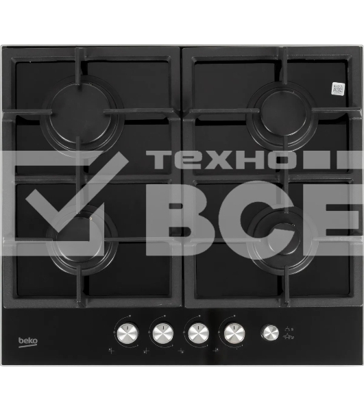 Газовая варочная панель Beko HILG64235S черный